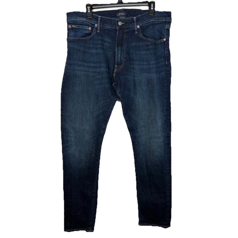 Polo‎ Ralph Lauren The Sullivan Slim Straight Jeans Size 36x34 Dark Wash